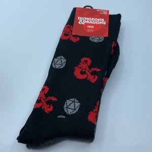 Dungeons & Dragons Socks Men's Crew Socks 2 Pairs
